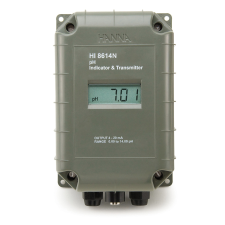 Meters - Transmițător de pH cu ieșire izolată galvanică de 4-20 mA - HI8614