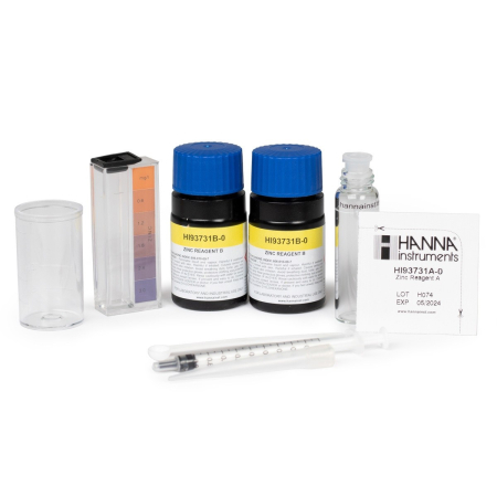 Zinc - Teste chimice Zinc (ca Zn+2), Interval: (0,0-3,0 mg/L), 100 teste