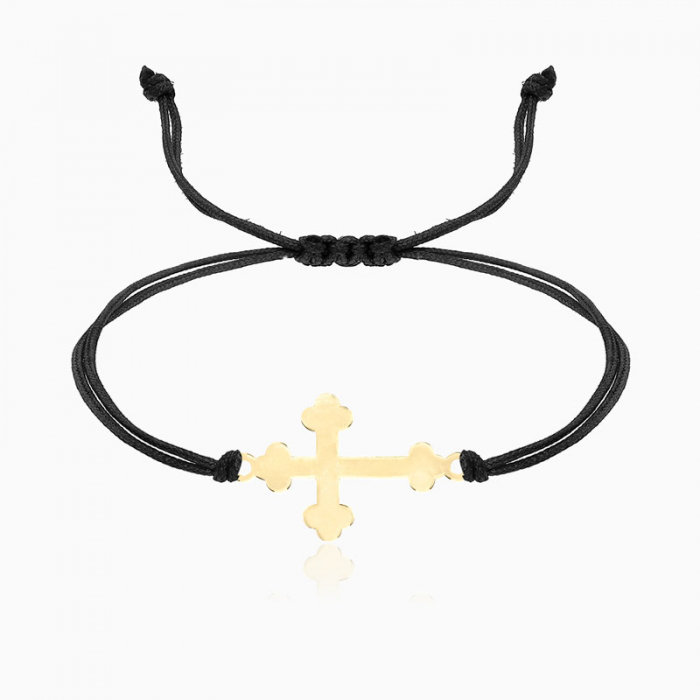 SAINT, bratara AUR 14k, snur si decupaj [4]