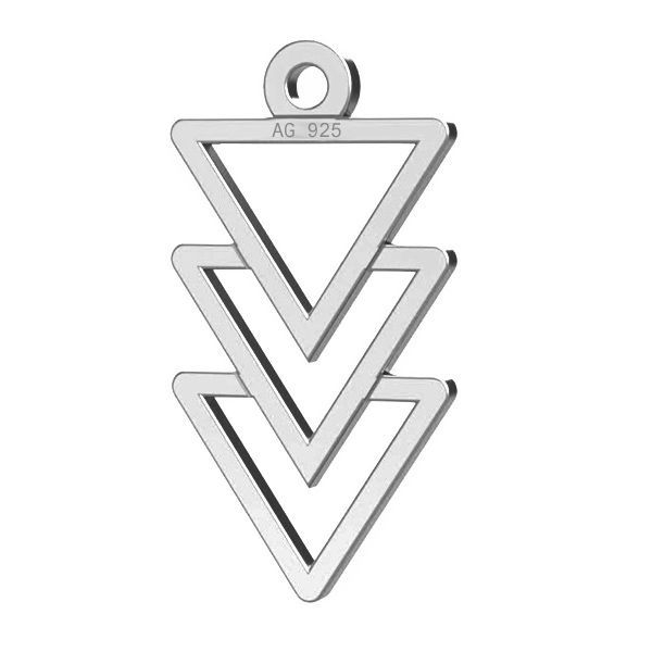 3 TRIUNGHIURI, Pandantiv Argint 925 [1]