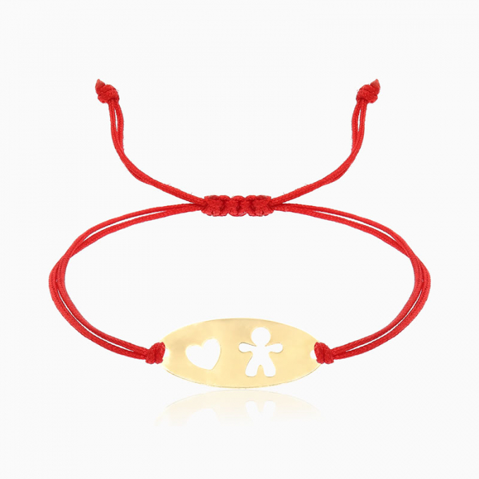 BABY,  bratara AUR 14k, snur si decupaj [4]