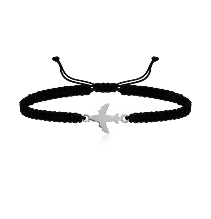 Brățară din argint 925 placată cu aur 24K – Avion [1]