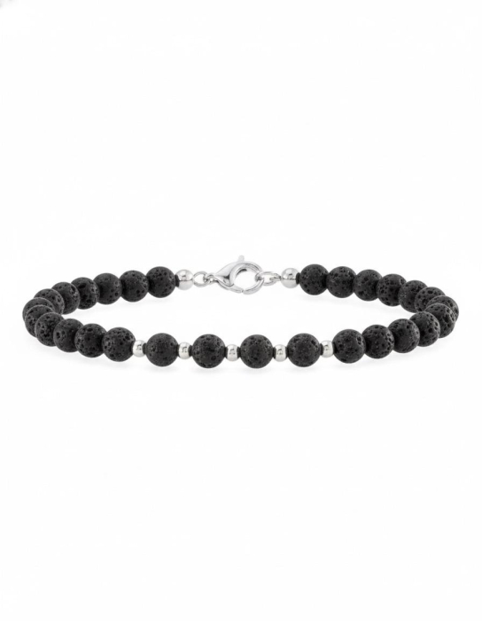 Bratara din argint 925 pietre semipretioase ROCA VULCANICA [1]