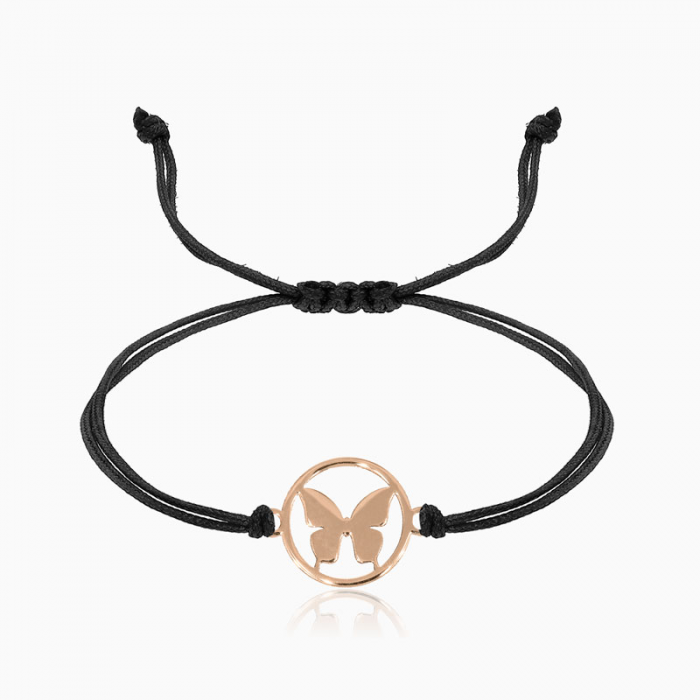 BUTTERFLY, bratara AUR 14k, snur si decupaj [6]