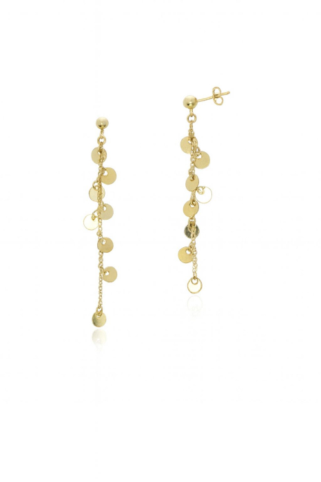 Cercei Golden Dance din Argint 925 Placat cu Aur 24K [1]