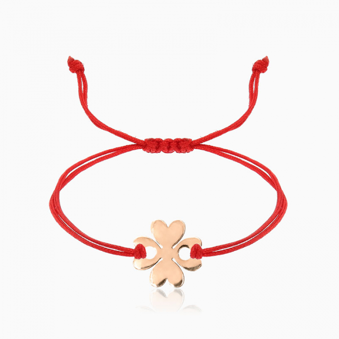 CLOVER, bratara AUR 14k, snur si decupaj [7]