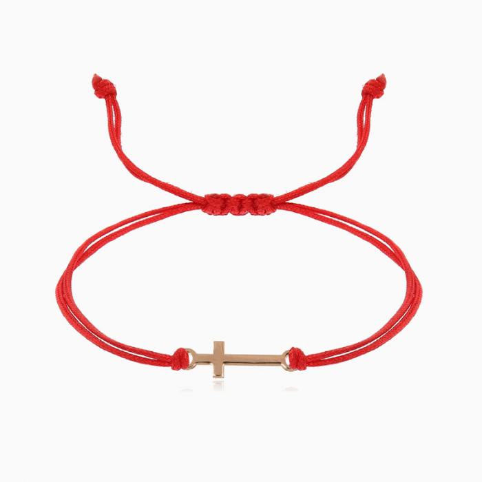 CROSS, bratara AUR  14k, snur si decupaj [6]