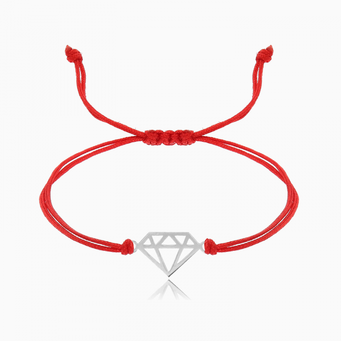 DIAMONAD,  bratara AUR  14k, snur si decupaj [7]
