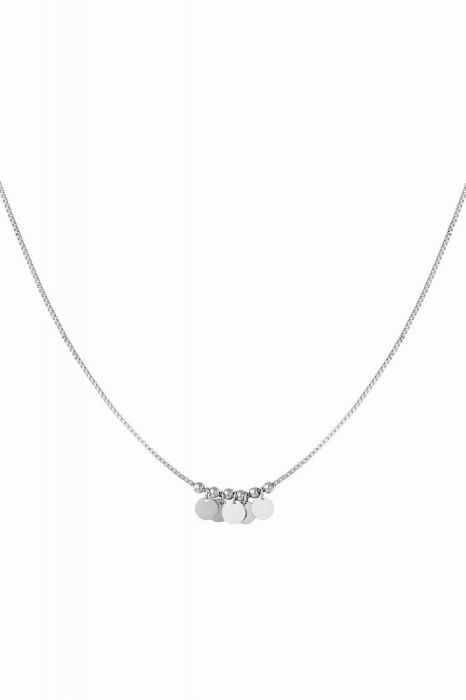 Lantisor cu mini banuti – argint 925 placat cu aur 14k [1]