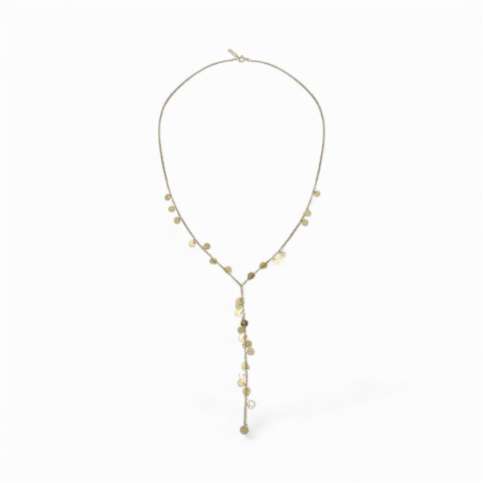 GIPSY, Lantisor Argint 925 cu banuti placat cu aur roz 24k [1]