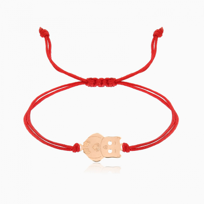MABI,  bratara AUR 14k, snur si decupaj [5]