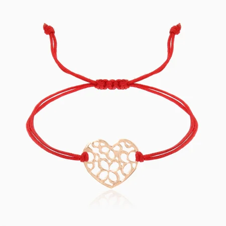 MORE, bratara AUR 14k, snur si decupaj [6]
