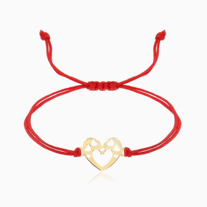 PASSION,  bratara AUR 14k, snur si decupaj [3]