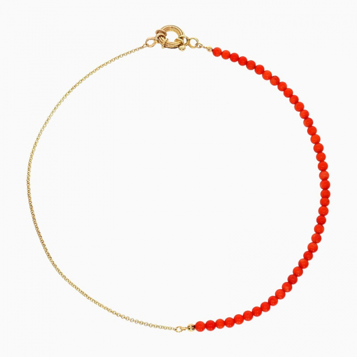 PASSION, Lantisor Argint coral portocaliu [3]