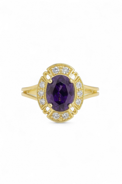 RING PURPLEI- Inel Aur585 [1]
