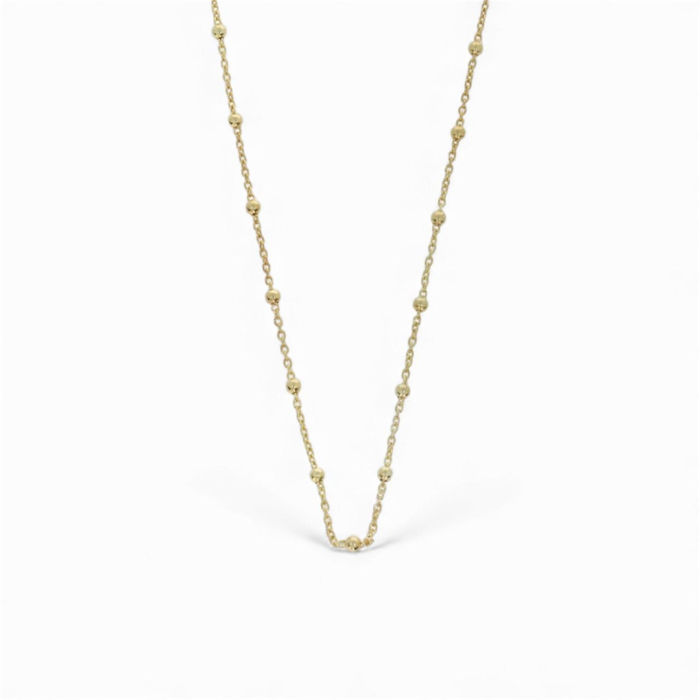 Lantisor cu bilute din Argint 925 placat cu aur 14K [1]