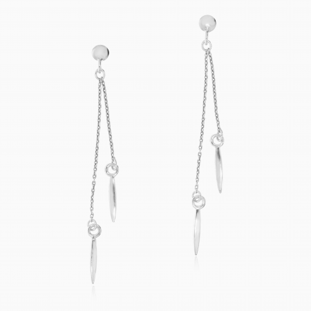 SPEAR,Cercei Argint 925 placat aur galben 24k [1]