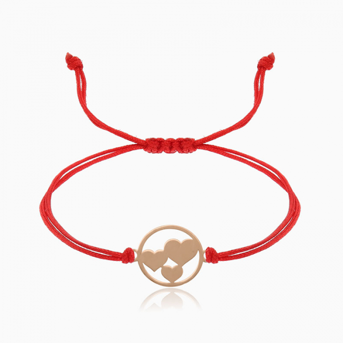 TOGETHER, bratara AUR 14k, snur si decupaj [6]