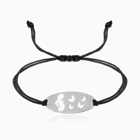 TREVO, bratara AUR 14k, snur si oval [3]