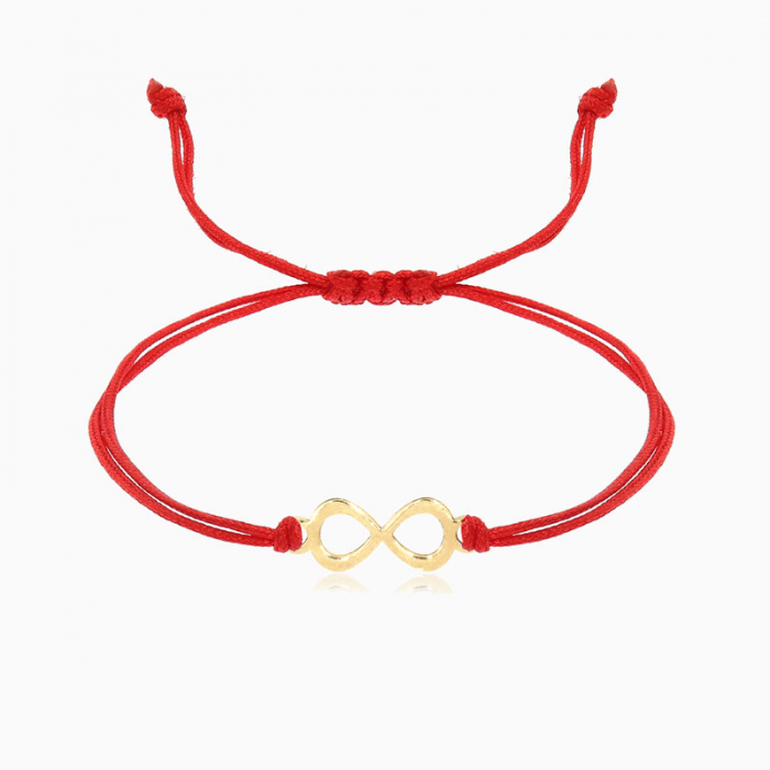 VENTURE,  bratara AUR 14k, snur si decupaj [4]