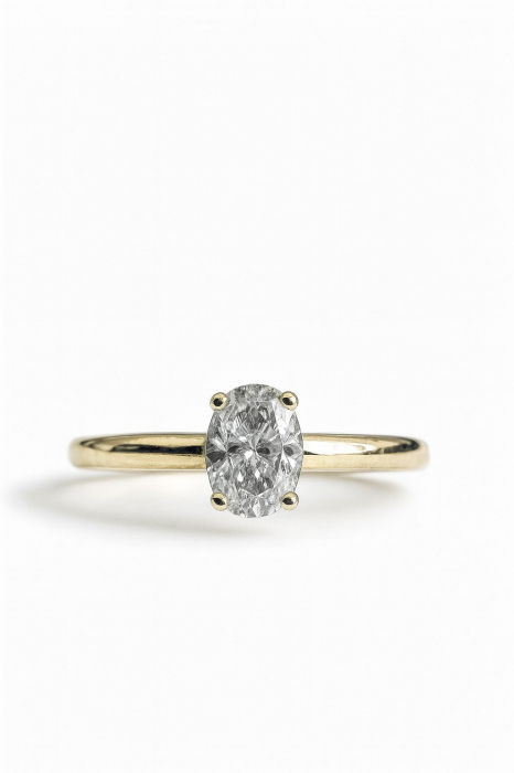 PURE OVAL- Inel Aur 585 [1]