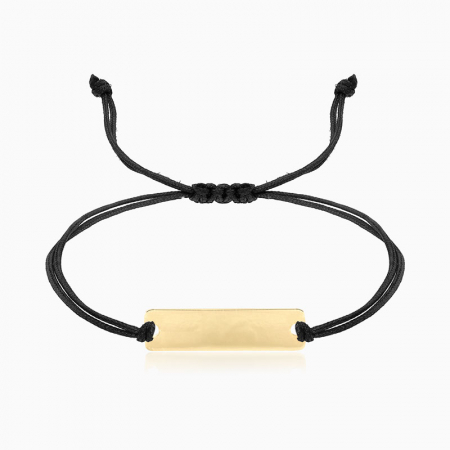 PLATE,bratara AUR  14k, snur si pandant placuta [2]