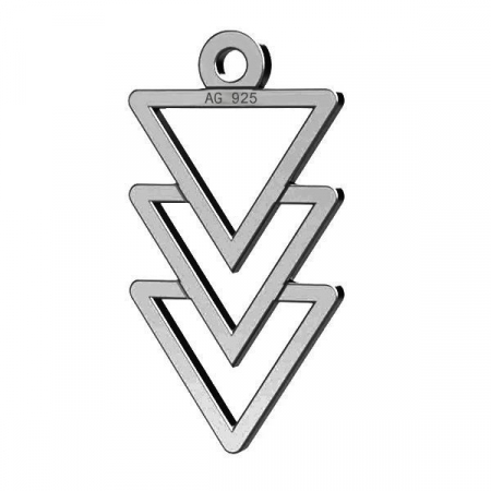 PANDANTIVE - 3 TRIUNGHIURI, Pandantiv Argint 925