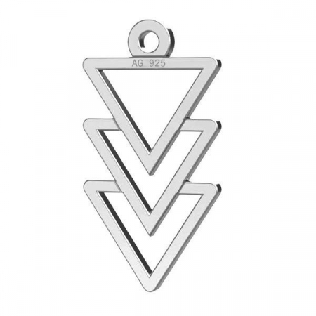 PANDANTIVE - 3 TRIUNGHIURI, Pandantiv Argint 925