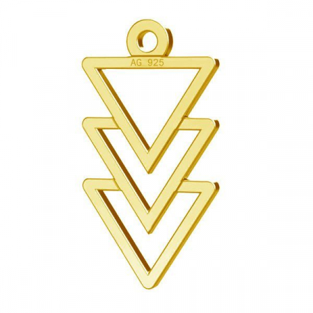 PANDANTIVE - 3 TRIUNGHIURI, Pandantiv Argint 925