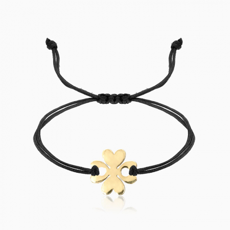 CLOVER, bratara AUR 14k, snur si decupaj [2]