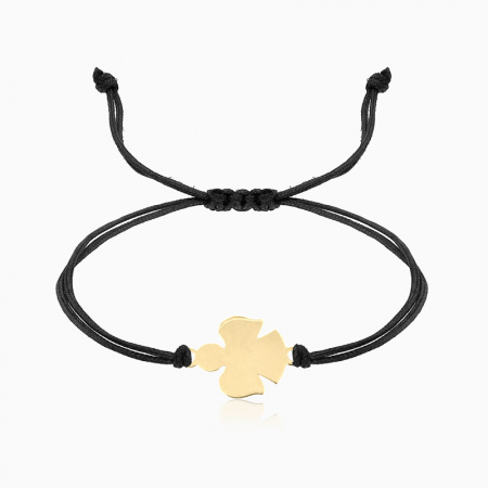 Bratari din AUR cu  Snur - ANJILA, bratara AURr 14k, snur si decupaj