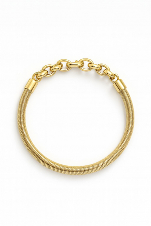 Bratari din AUR - SERPENT GOLD, bratara elastica Aur 585