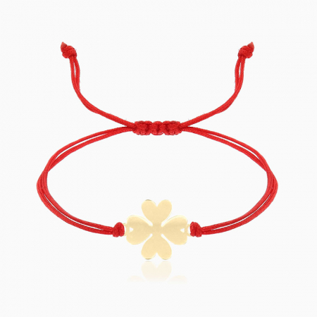 AMULET, bratara AUR  14k, snur si decupaj [5]