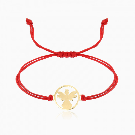 ANGELO, bratara AUR 14k, snur si decupaj [3]