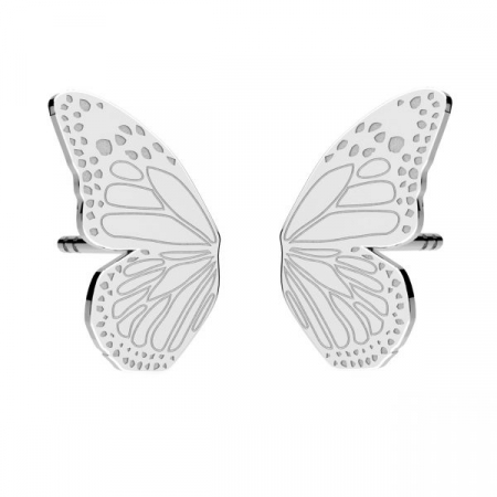 CERCEI ARGINT - Cercei Aripi de Fluture din argint 925 placat cu aur 24K