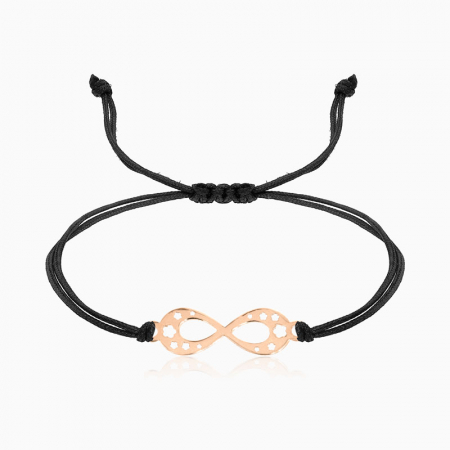 AURORA,  bratara AUR 14k, snur si decupaj [6]