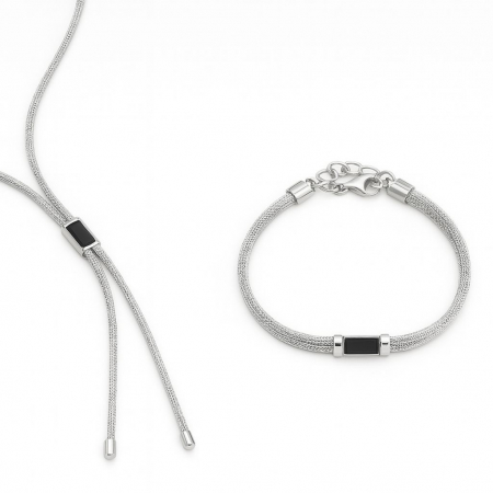 SETURI - BLACKLINE, set Argint 925