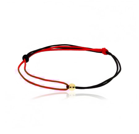 BIJUTERII BARBATI - Brățară din argint 925 placată cu aur 24K – Bilă minimalistă