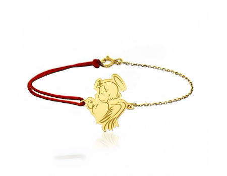 BRATARI ARGINT - Bratara din argint 925 placata cu aur 24K – Ingeras protector