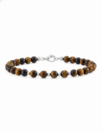 BRATARI ARGINT - Bratara din argint 925 cu pietre semipretioase Ochi de Tigru