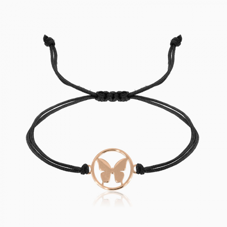 BUTTERFLY, bratara AUR 14k, snur si decupaj [5]