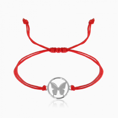 BUTTERFLY, bratara AUR 14k, snur si decupaj [2]