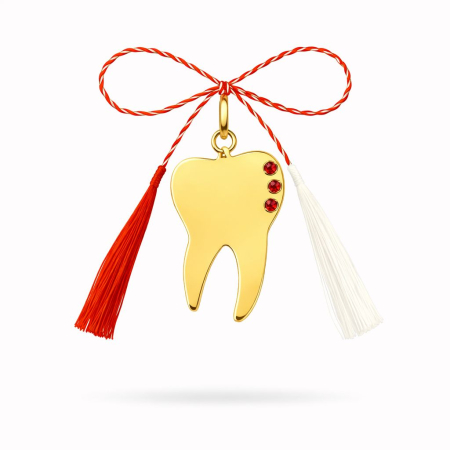 MARTISOARE - Pentru Medic Stomatolog – Mărțișor din Argint