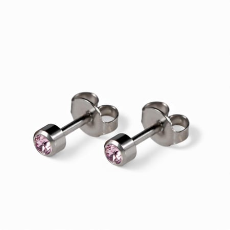 CERCEI ANTIALERGICI - Cercei medicinali sterili ,piatra alexandrit , metal argintiu, IUNIE