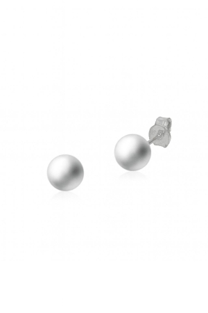 Cercei argint rotunzi - Cercei Silver Sphere din Argint 925