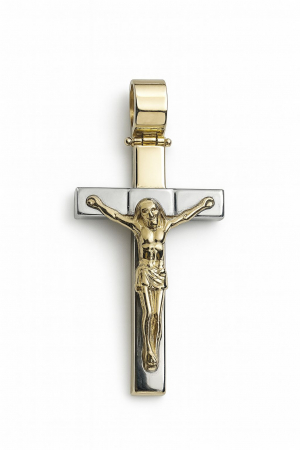 Pandantive AUR - CRUCIFIX DUO, Pandantiv aur 585