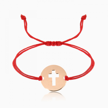 CROSS, bratara AUR  14k, snur si decupaj [5]