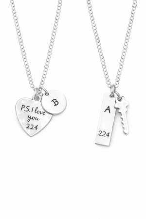 Be My VALENTINE❤️ - Tu esti cheia mea – Set lantisoare Argint 925