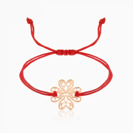 DETELIA, bratara AUR 14k, snur si decupaj [3]