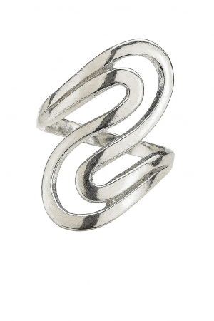Inele argint cu pietre - TWIST FLOW, Inel argint 925